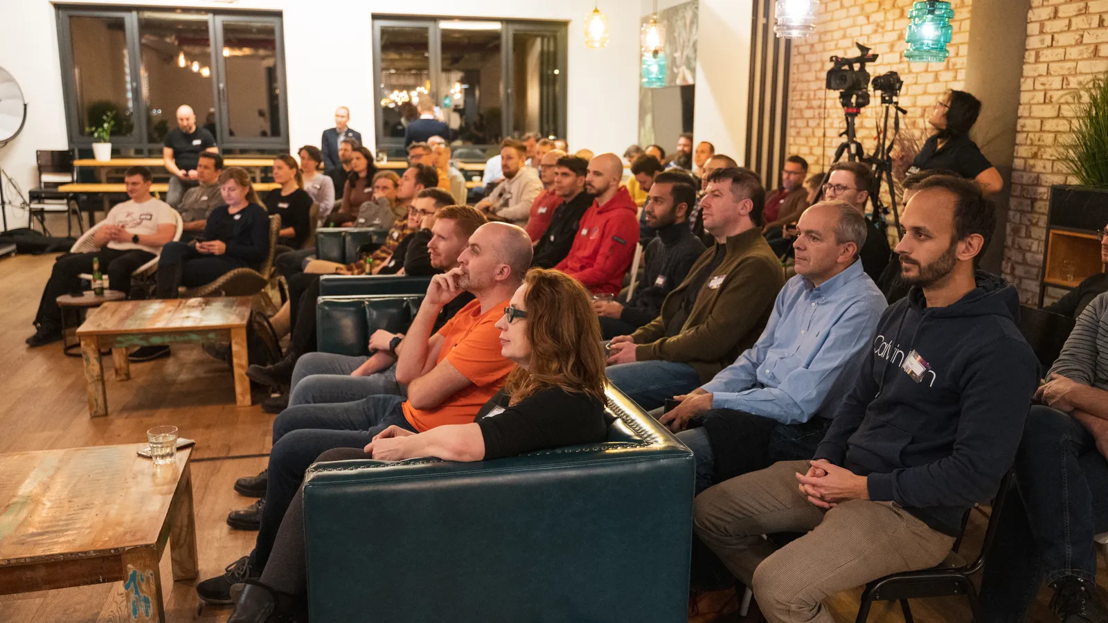 ELC meetup audience listening during the Q&A
