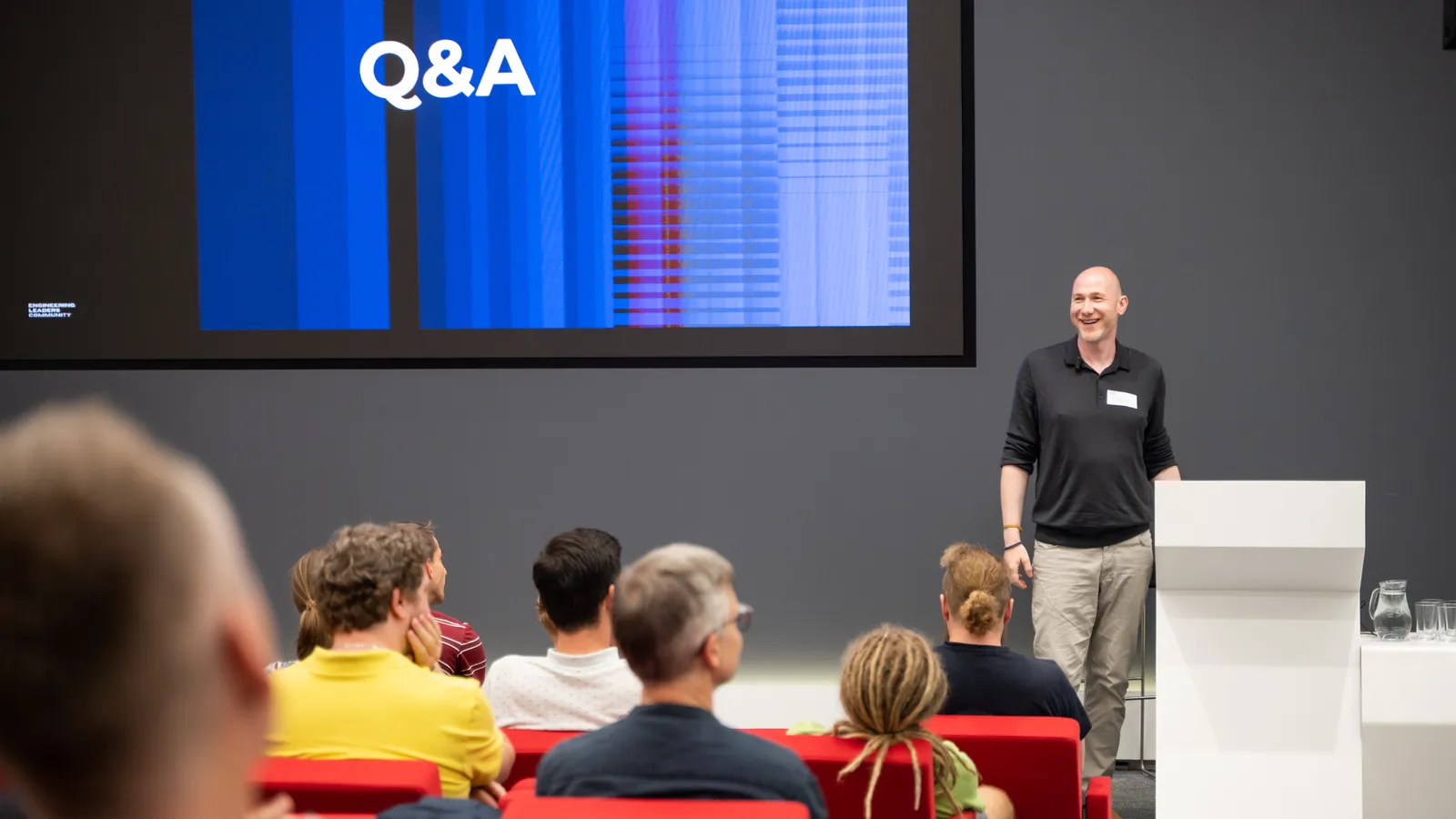 Q&A at an ELC meetup hosted at Microsoft Prague